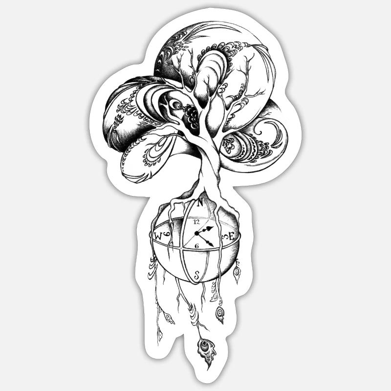 Sticker Größe S (10 x 10 cm) - 
