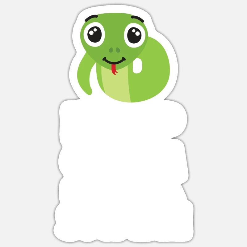 SERPENTS: C'est juste un serpent Sticker taille S (10 x 10 cm)