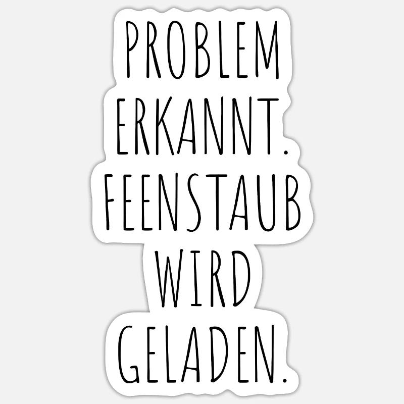 Problem Erkannt Feenstaub Wird Geladen Sticker Größe S (10 x 10 cm)