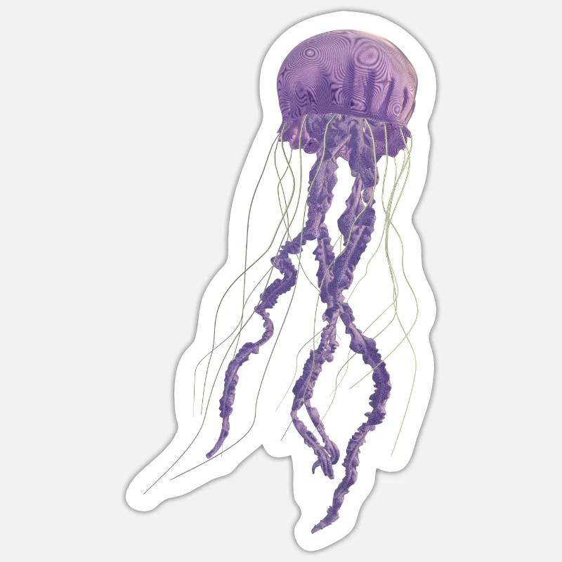 Jellyfish Sticker size S (10 x 10 cm)