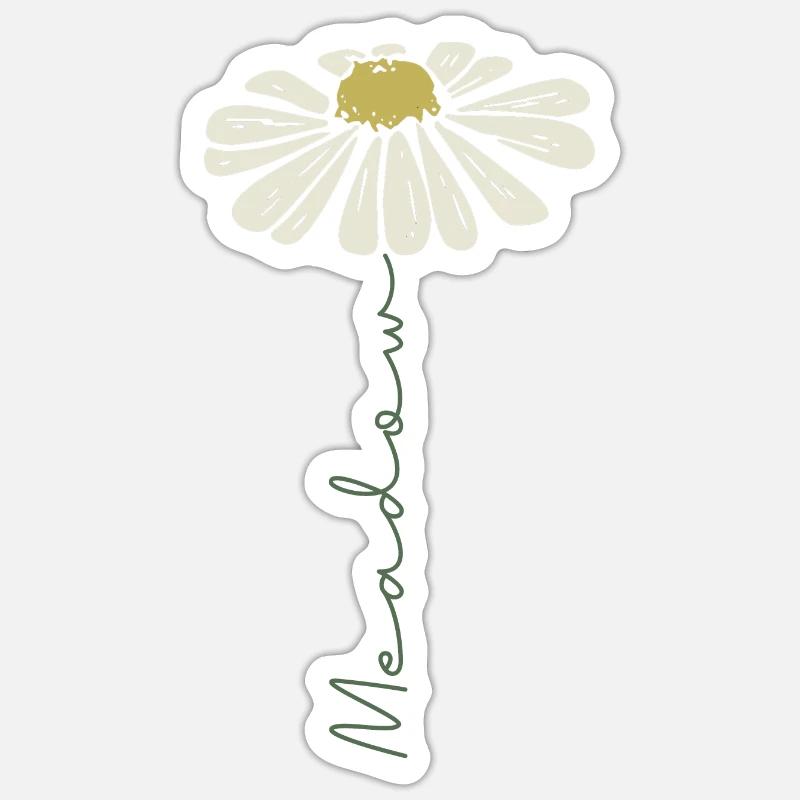 Daisy Sticker size S (10 x 10 cm)