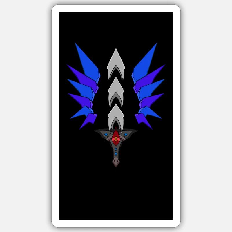 Épée Sticker taille S (10 x 10 cm)