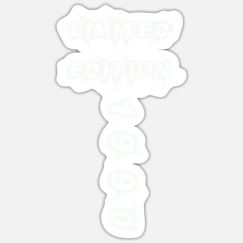 1990 - Sticker Größe S (10 x 10 cm) - Mattweiß