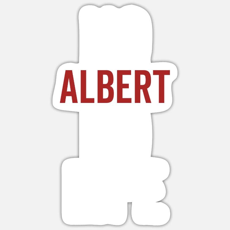 Pas d’Albert, pas de vie Sticker taille S (10 x 10 cm)