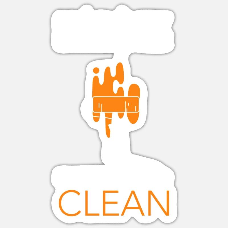 Maler Handwerker Beruf Spruch Geschenk Sticker Größe S (10 x 10 cm)