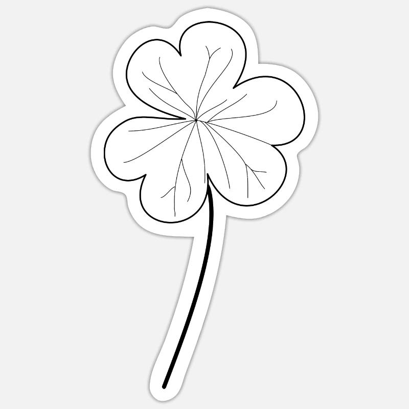 Kleeblatt Sticker Größe S (10 x 10 cm)