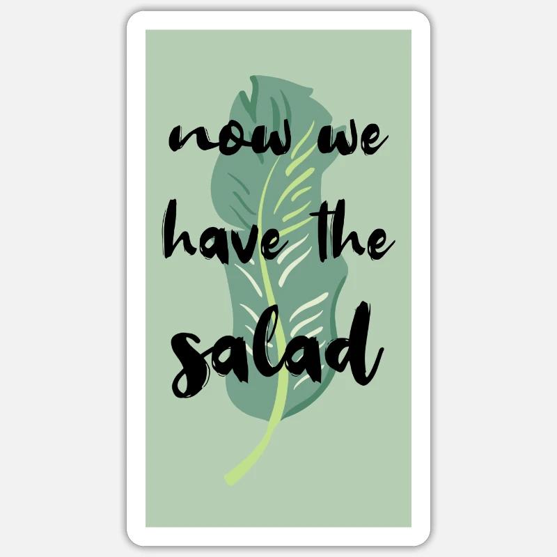 Denglisch Funny Saying Gift - Sticker size S (10 x 10 cm) - white matte