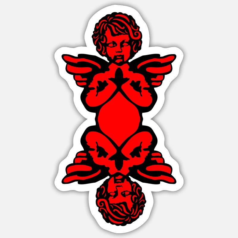 Ange Sticker taille S (10 x 10 cm)