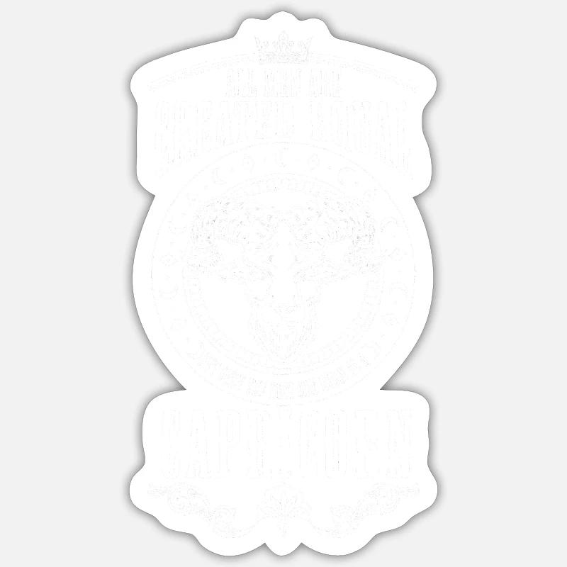 Horoscope Janvier Ambition - Sticker taille S (10 x 10 cm) - blanc mat