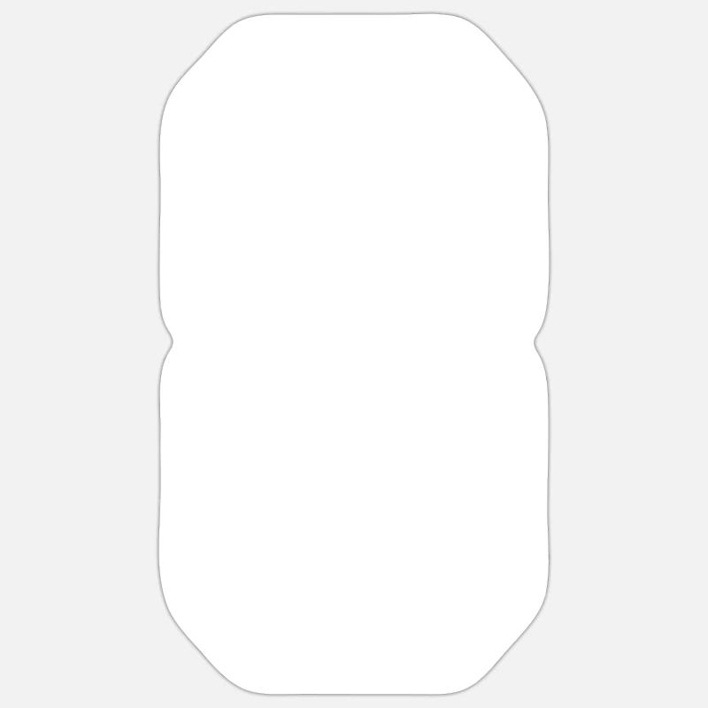 8 - Sticker taille S (10 x 10 cm) - blanc mat