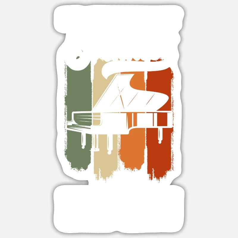 Musician Composer Classical Music - Sticker size S (10 x 10 cm) - white matte