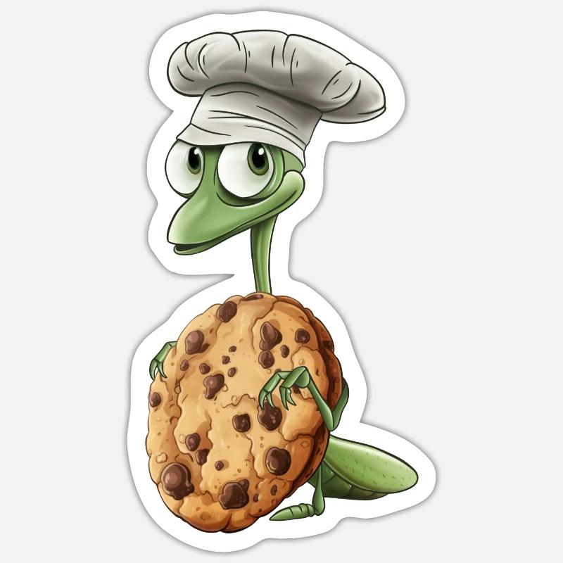 Mantis cookie Sticker size S (10 x 10 cm)
