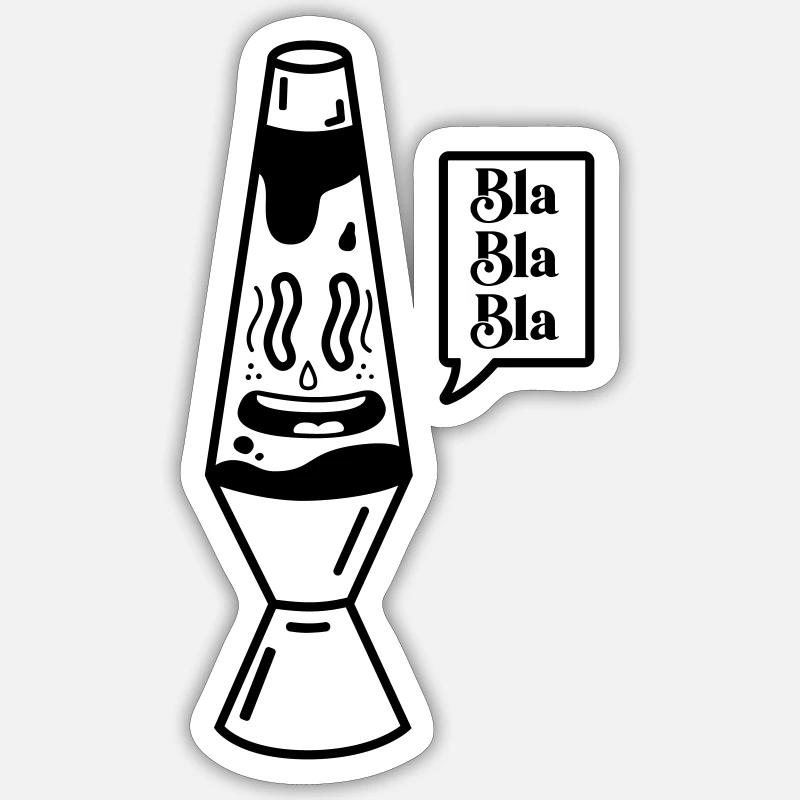 Laberlampe Sticker size S (10 x 10 cm)