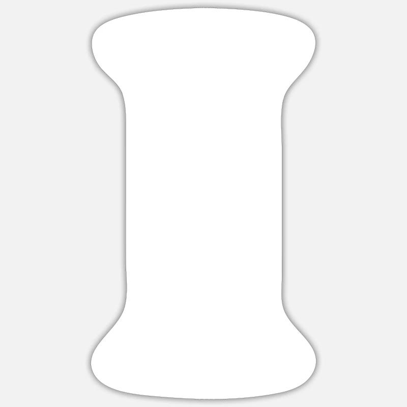 Letter i - Sticker size S (10 x 10 cm) - white matte