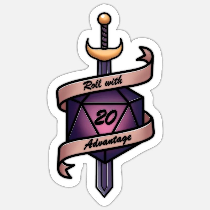 PnP roll advantage - Sticker Größe S (10 x 10 cm) - Mattweiß