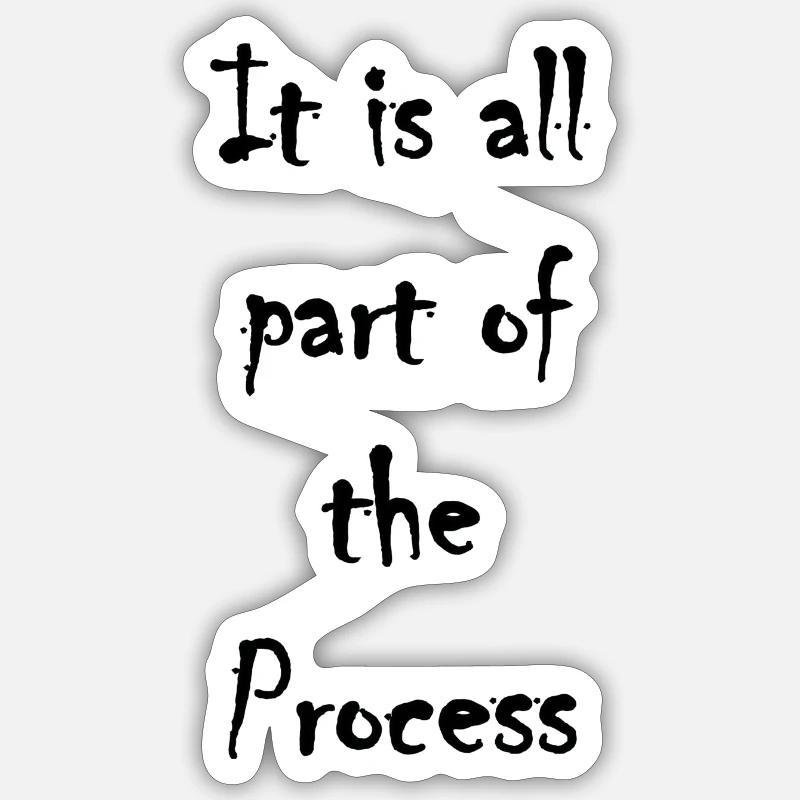Process Sticker Größe S (10 x 10 cm)