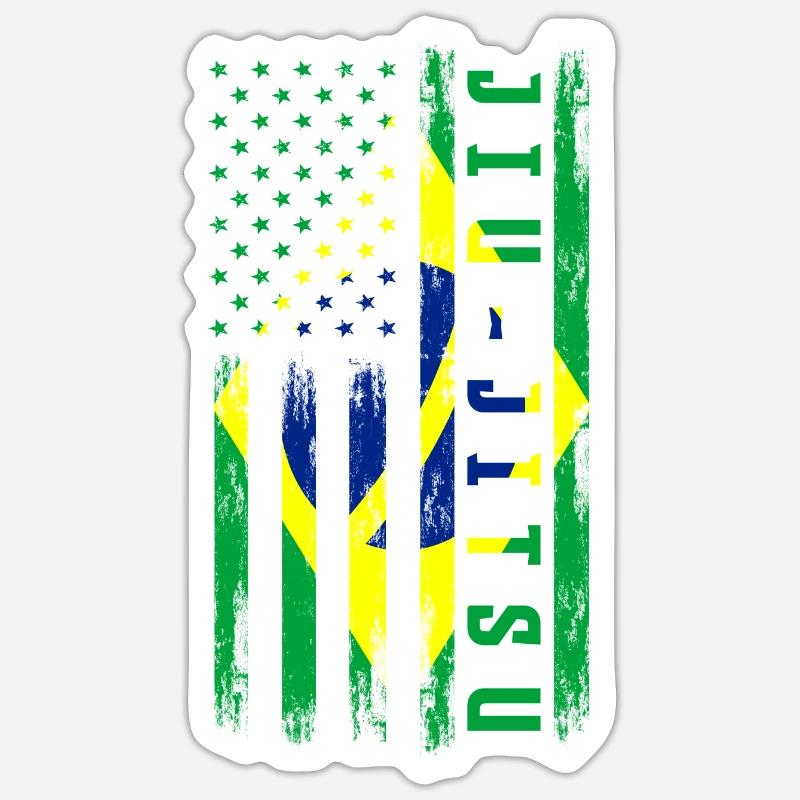Jujitsu - Sticker size S (10 x 10 cm) - white matte