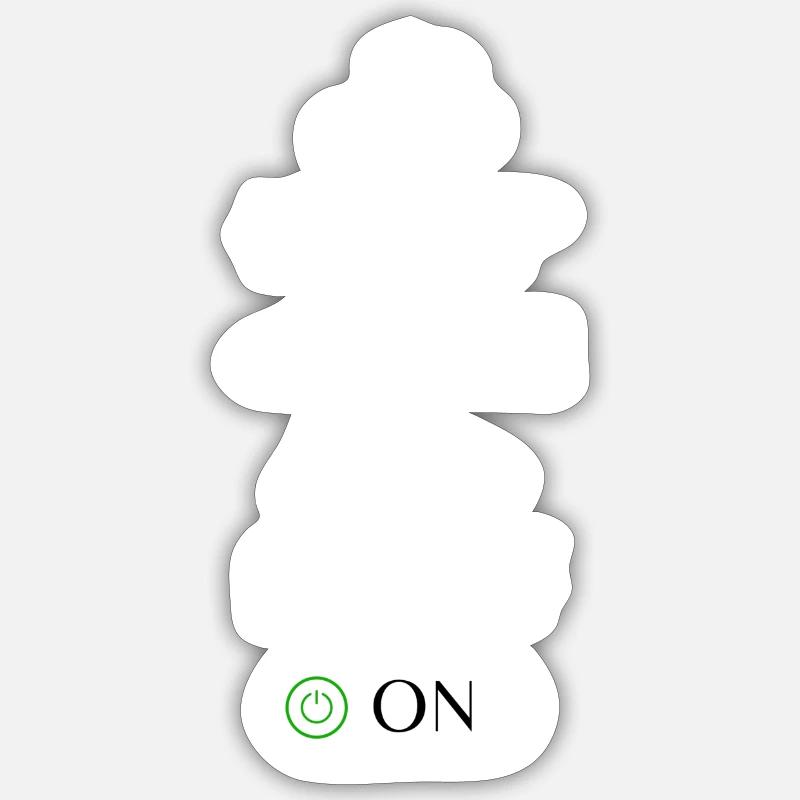 Keep Calm and Ride On - Sticker Größe S (10 x 10 cm) - Mattweiß