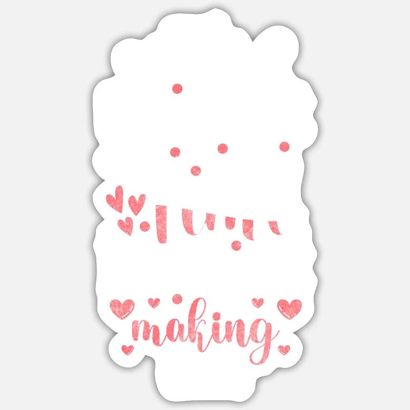 Uhr Zeichen Zeitlos Zeitreise - Sticker Größe S (10 x 10 cm) - Mattweiß