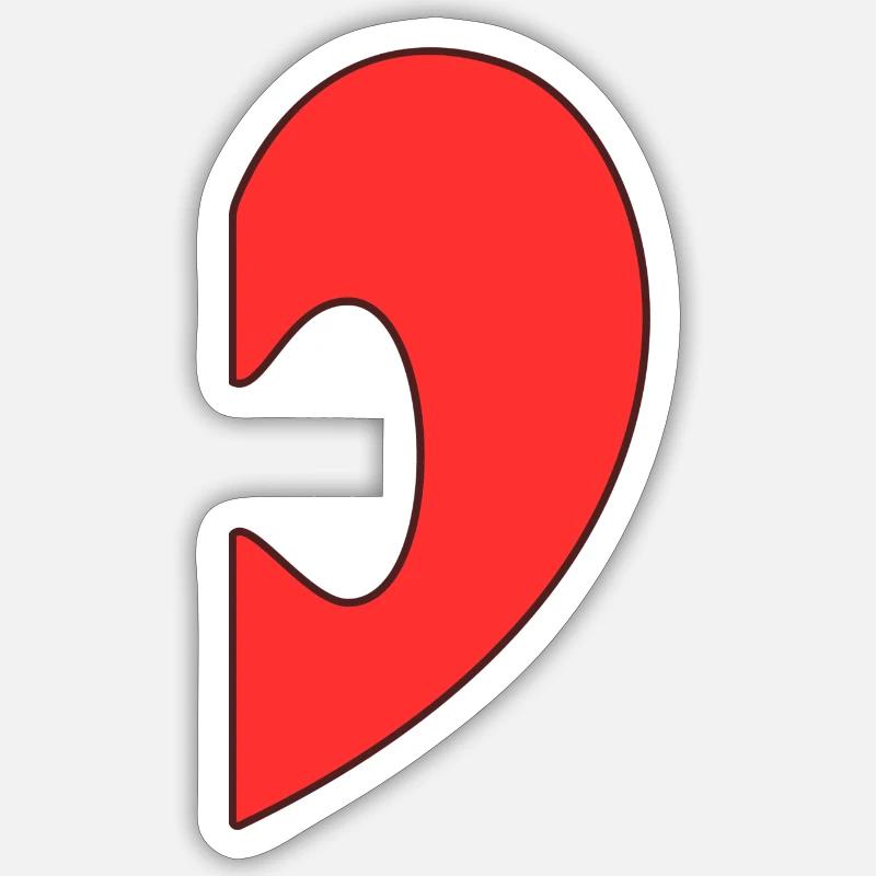 DuoHeart Puzzle Sticker size S (10 x 10 cm)