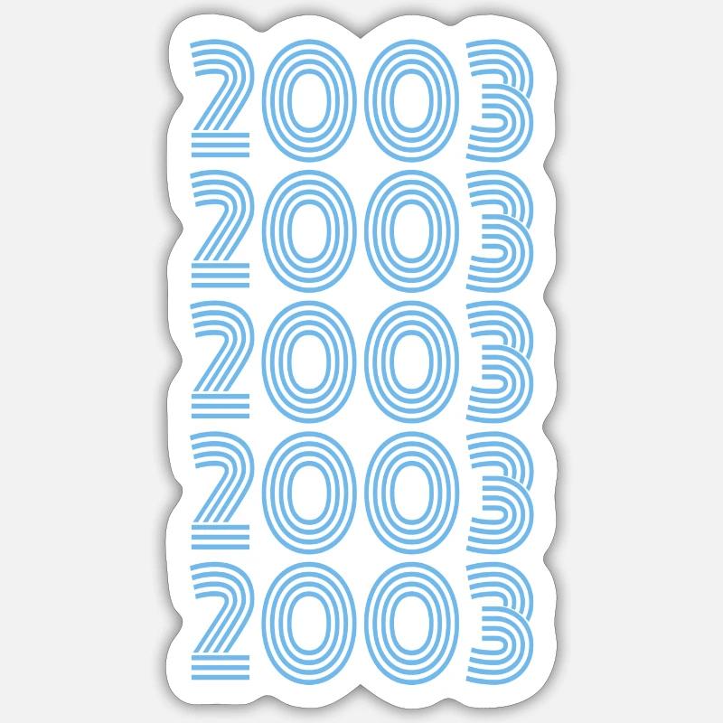 Sport 2003 - Sticker size S (10 x 10 cm) - white matte