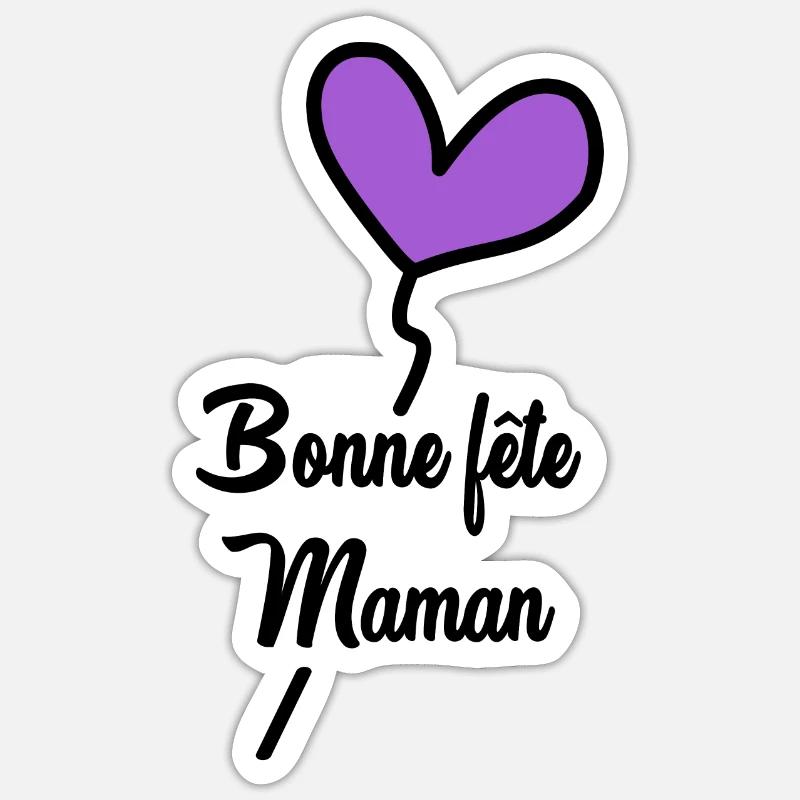 MAMA. MUTTERTAG. SCHÖNEN MUTTERTAG Sticker Größe S (10 x 10 cm)