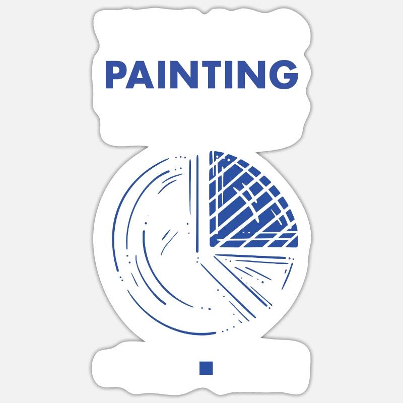 Painter Will I Dance Today Sticker size S (10 x 10 cm)