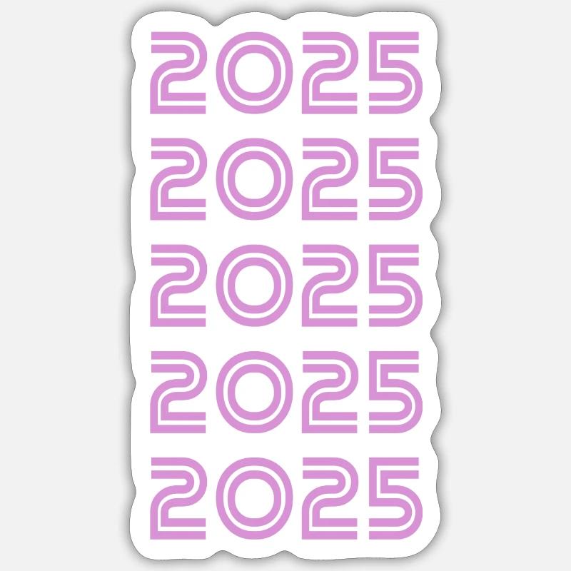 Style 2025 - Sticker taille S (10 x 10 cm) - blanc mat