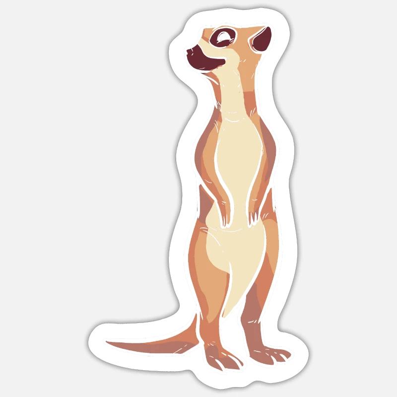 Suricate Sticker taille S (10 x 10 cm)
