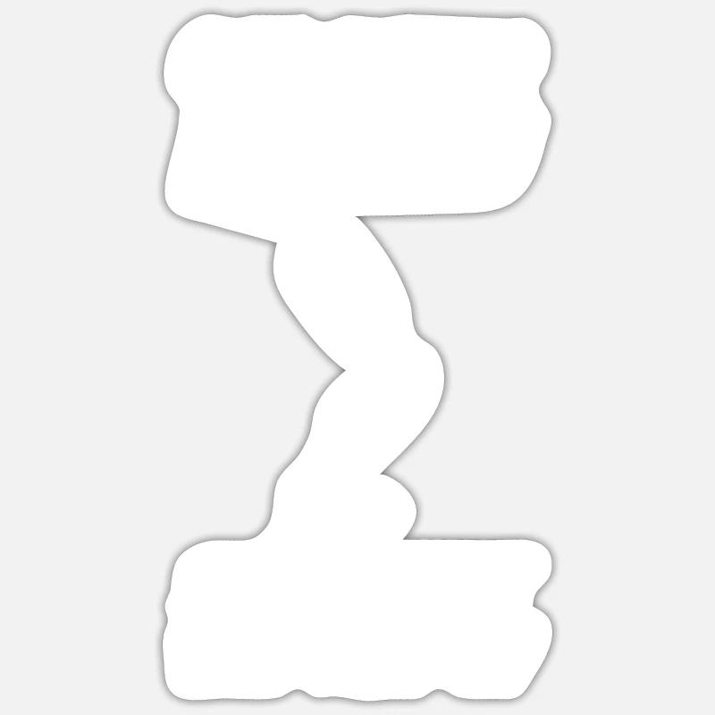 Stop Pulling My Leg Amputee Sticker Größe S (10 x 10 cm)