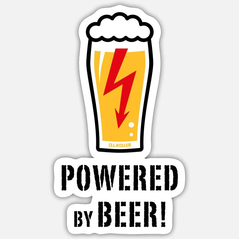 Power Blitz POS Sticker taille S (10 x 10 cm)