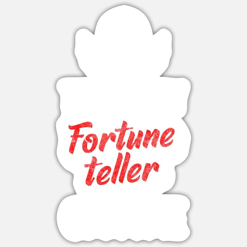 Hellseher Zukunft Zeichen Sticker Größe S (10 x 10 cm)