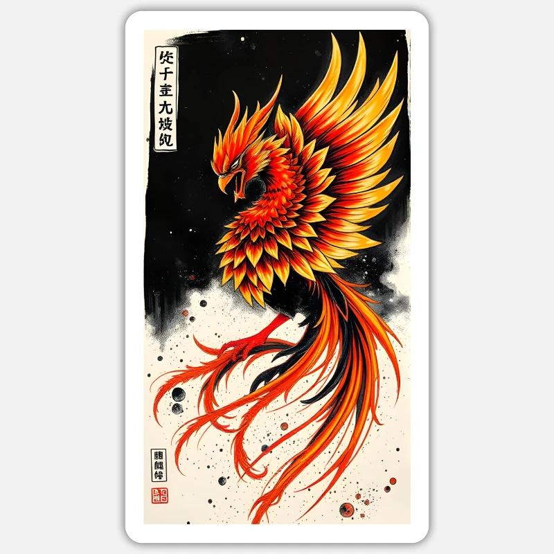Phoenix Sticker Größe S (10 x 10 cm)