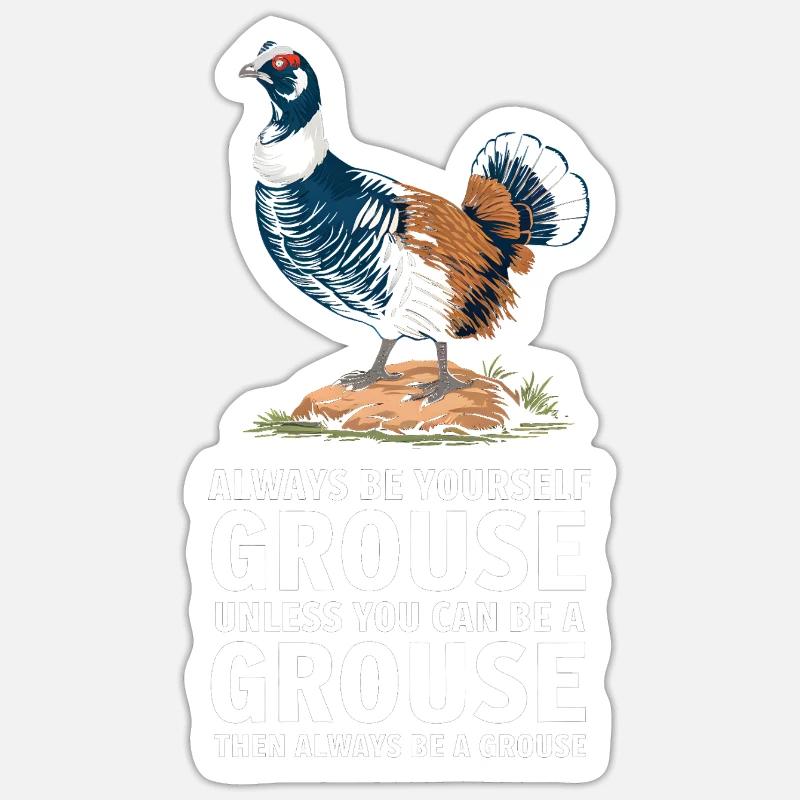 Auerhahn Sticker Größe S (10 x 10 cm)