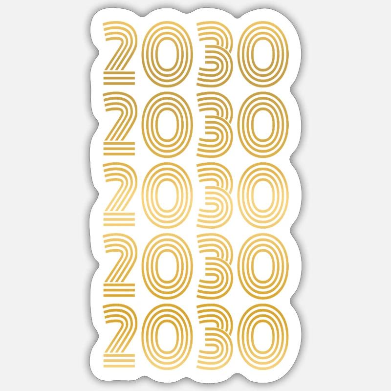 20 - Sticker size S (10 x 10 cm) - white matte