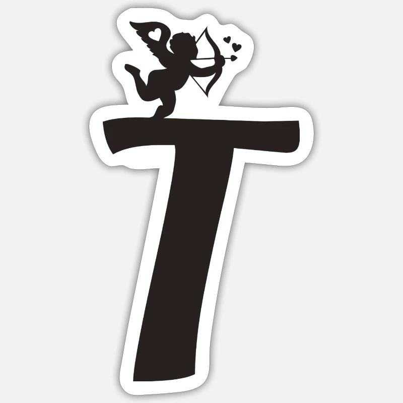 T - Sticker size S (10 x 10 cm) - white matte