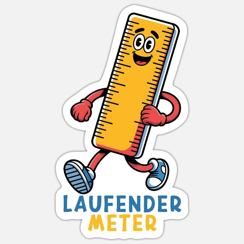 Laufender Meter Sticker Größe S (10 x 10 cm)