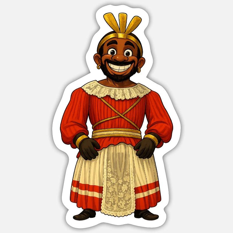 Géant Toko Toko - Sticker taille S (10 x 10 cm) - blanc mat