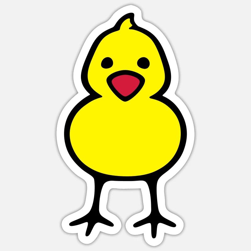 Küken Sticker Größe S (10 x 10 cm)