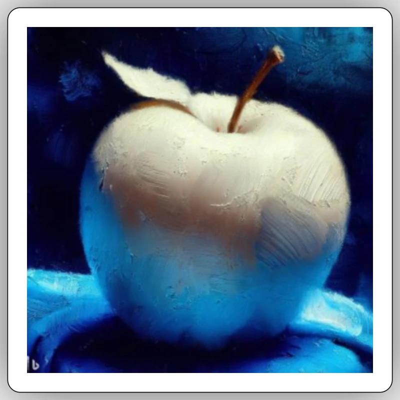 Un appel étrange simpel - Sticker taille S (10 x 10 cm) - blanc mat