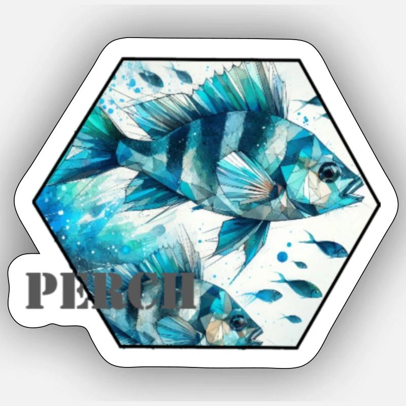Perch Sticker Größe S (10 x 10 cm)