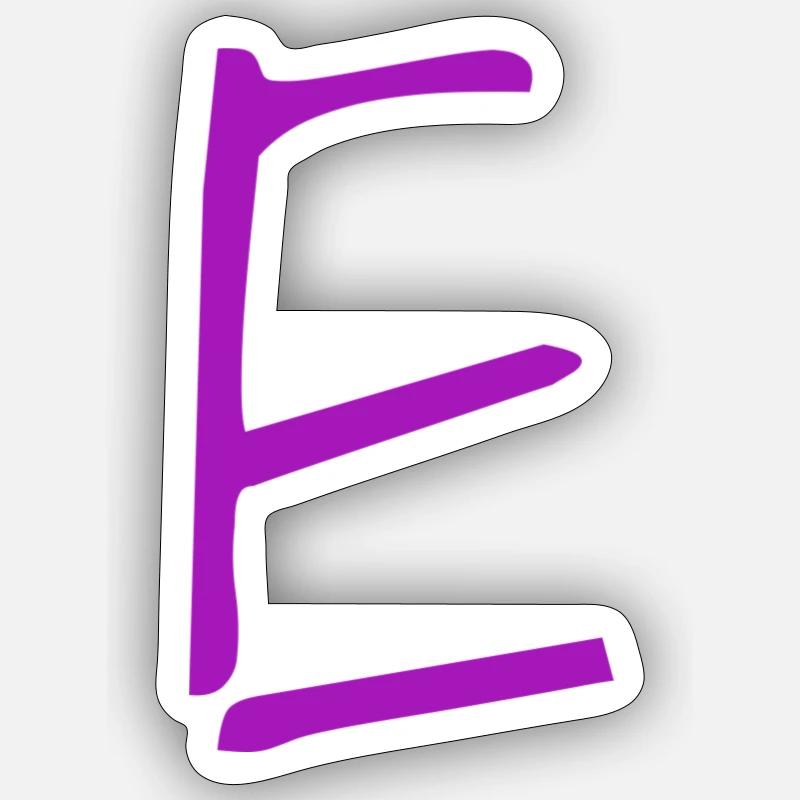 E Sticker Größe S (10 x 10 cm)