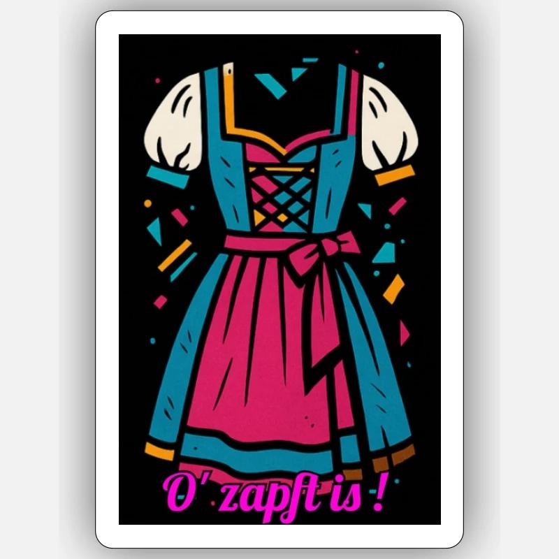 Sticker Größe S (10 x 10 cm) - 