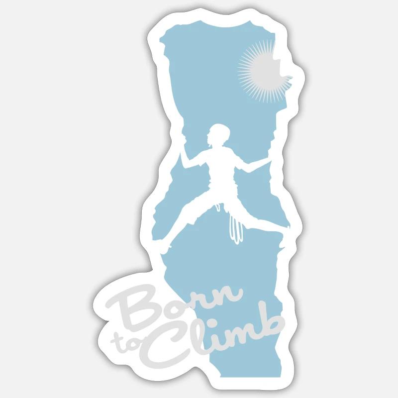 Escalade flex - Sticker taille S (10 x 10 cm) - blanc mat