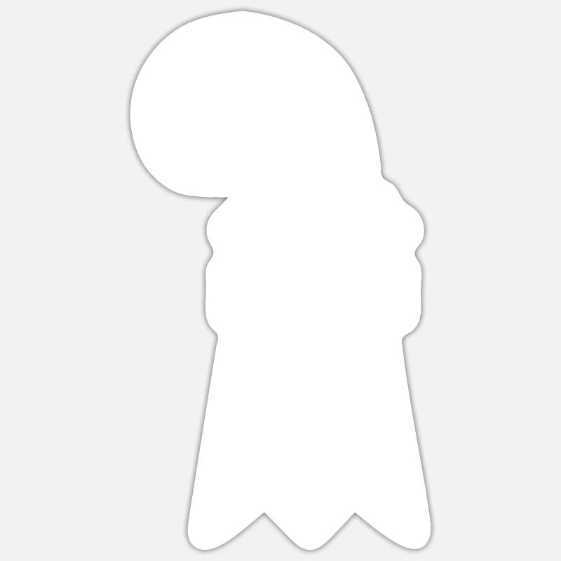 Baslerstab - Sticker size S (10 x 10 cm) - white matte