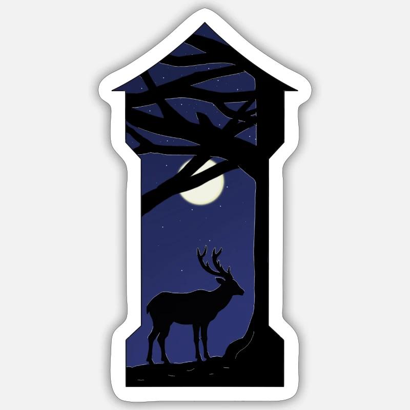 Torre - Sticker taille S (10 x 10 cm) - blanc mat