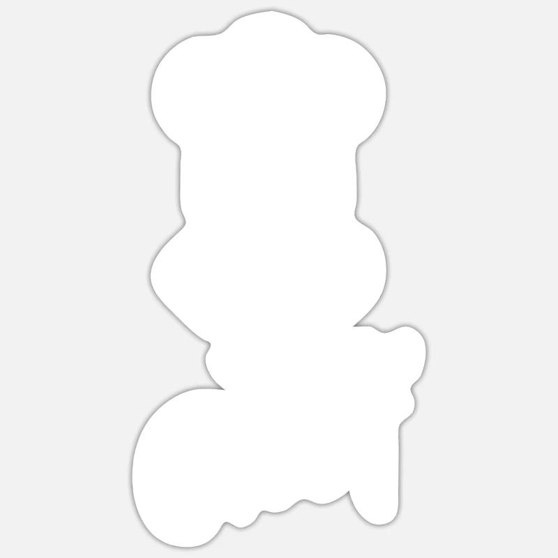 Chef - Sticker size S (10 x 10 cm) - white matte