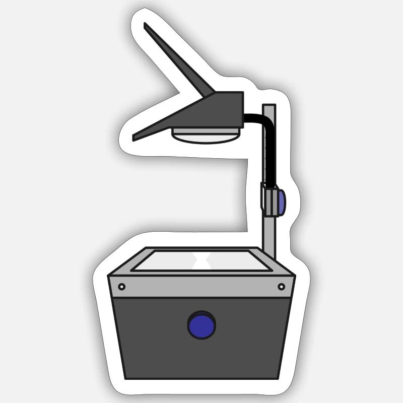 École polylux enseignant Sticker taille S (10 x 10 cm)