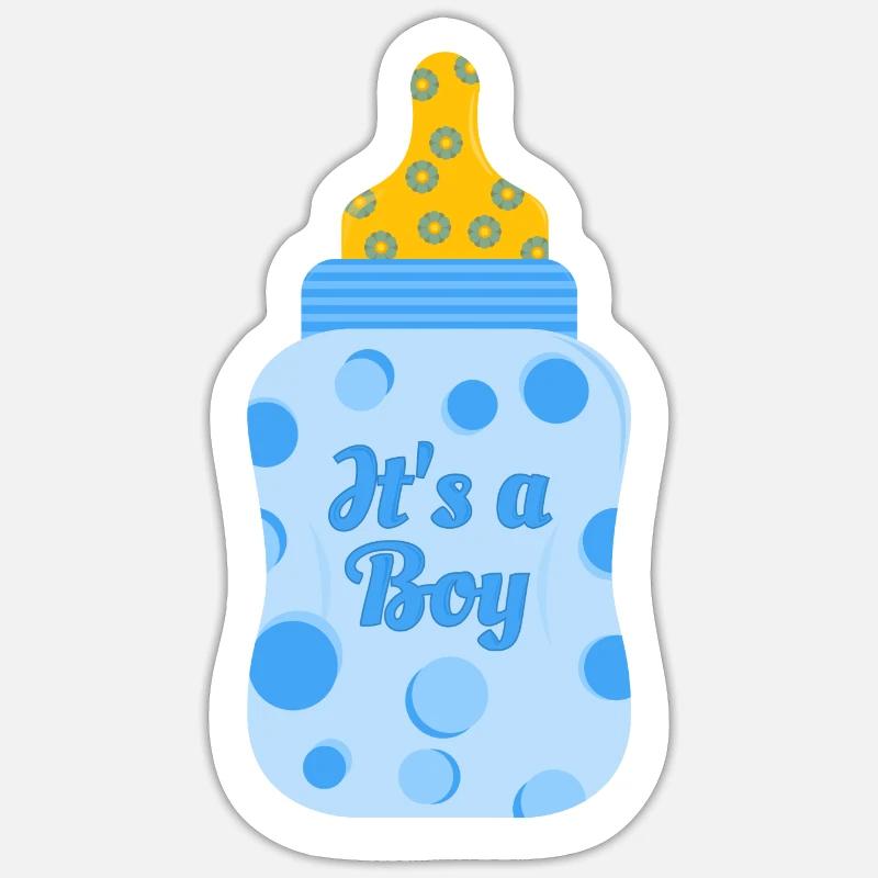 Its a Boy - Es ist ein Junge Sticker Größe S (10 x 10 cm)
