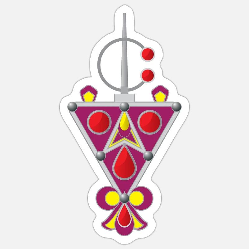 Berber jewelry (Tabzimt) Sticker size S (10 x 10 cm)